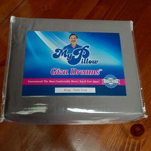 My Pillow King Size 100% Giza Bed Sheet Set NEW